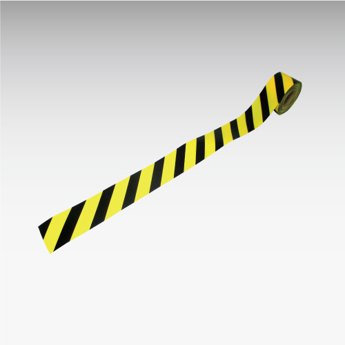 危険表示テープ（粘着なしタイプ・黄/黒） 安全用品